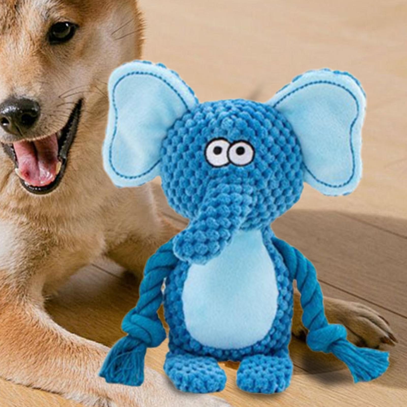 Dog Rope Toy Aggressive Chewers - Brinquedos estridentes para cães, boneca de