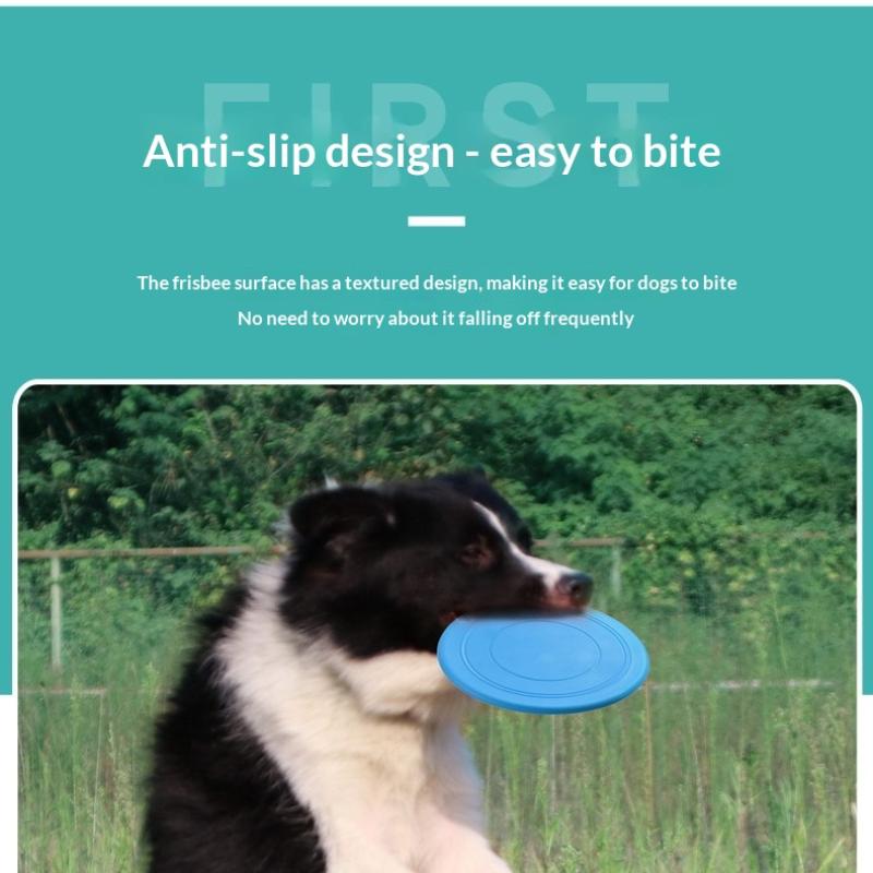 Brinquedo interativo de silico - Flying Disc Dog Training Toy avaliação e preço