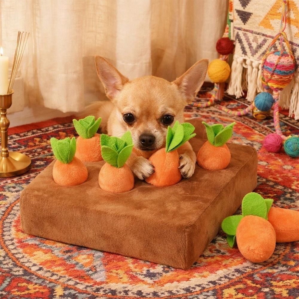 Tapete Olfativo de Cenoura par - Dog Puzzle Feeder Toy avaliação e preço