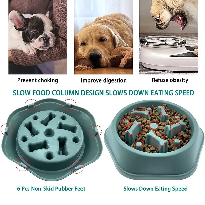 1 Tigela Comedouro Lento para  - Dog Puzzle Feeder Toy avaliação e preço